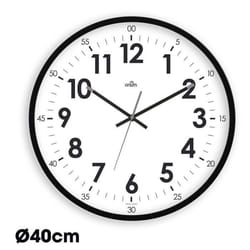 Horloge geante a quartz murale noir