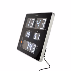 Orium 11295 Horloge murale et de table Horloge numérique Rectangle Noir