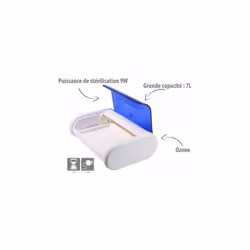Puissance = 9 W Incassable = Non Longueur = 398 mm Tension = 230 V Longueur d'onde maximale = 254 nm Série = Pure Le stérilis ...