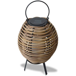 Orium - Lanterne solaire tressée Alicia h33cm