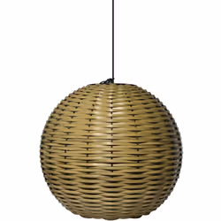 Caractéristiques de la suspension solaire tressée Alicia Ø42cm - Orium Modèle : suspension solaire tressée Alicia Équipée d'u ...