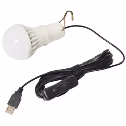 Caractéristiques de la lampe LED 3.5W 420lm - Orium : Modèle : lampe LED Interrupteur marche/arrêt Crochet pour la suspendre  ...