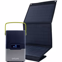 ORIUM - Pack station dénergie IZYWATT 250Wh + panneau 30w