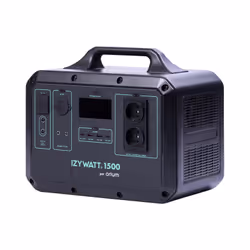 Caractéristiques de la station électrique portable LFP Izywatt 1500 - Orium : Modèle : station électrique portable LFP Izywat ...