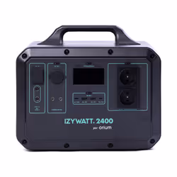 Caractéristiques de la station électrique portable LFP Izywatt 2400 - Orium : Modèle : station électrique portable LFP Izywat ...