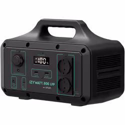 Caractéristiques de la station électrique portable LFP Izywatt 800 - Orium : Modèle : station électrique portable LFP Izywatt ...