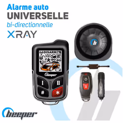 Beeper - Alarme auto universelle Bi-directionnelle - XRAY XR10
