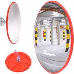 Vision grand angle pour une sécurité renforcée Le miroir convexe Beeper Ø45 cm est idéal pour sécuriser vos sorties de garage ...