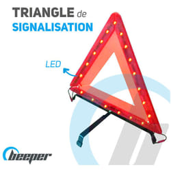Triangle de signalisation led - Beeper
