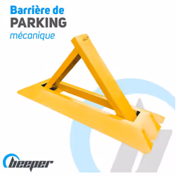 Beeper - Barrière de parking mécanique triangle Accessoires - Sans accessoires (barrière seule)