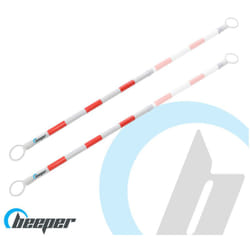 Beeper - Barrière extensible pour cône (rouge/blanc) Quantité - Lot de 2