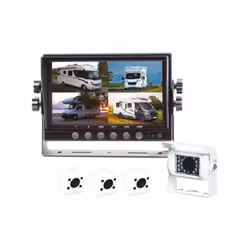Un kit ultra-complet Ce kit complet contient : - Ecran LED 7 pouces - Support réglable (avec son adhésif de fixation) - Micro ...