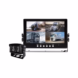 Ecran QUAD = 4 fois plus de sécurité L'écran du kit Beeper BPRO-93 possède 4 entrées vidéos, ce qui vous permet donc d'instal ...