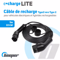 Pour recharger votre véhicule en un éclair Notre câble de recharge Type 2 est parfait pour recharger votre véhicule électriqu ...