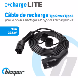 Pour recharger votre véhicule en un éclair Notre câble de recharge Type 2 est parfait pour recharger votre véhicule électriqu ...
