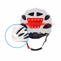 Casque BEEPER avec LED avant et arrière pour Vélo VTT Trottinette électrique -