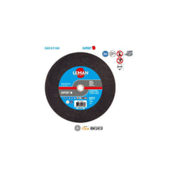 Leman - Boite de 10 disques à tronçonner plat métal rails Expert ø 350 Alésage 25,4 Ep. 4mm