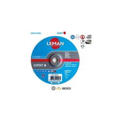 Leman - Disque à tronçonner métal Ébarbage Expert ø 115 Alésage 22,23 Ep. 6mm Déporté F27 Boite de 10