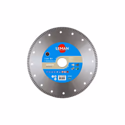 Leman - Disque diamant jante continue grés cérame D. 230x 30/22,23x1,6mm • Disque turbo extra-fin à jante continue. • Coupe r ...