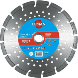 Leman - disque diamant segments 125X22.2 HT10 Multimatériaux