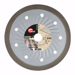 Description générale Ce disque diamant à jante lisse continue de diamètre 200 mm est conçu pour une découpe propre et efficac ...