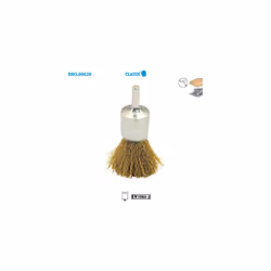 Brosse pinçeau fil laiton ondulé Classic