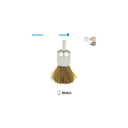 Brosse pinçeau fil laiton ondulé Classic