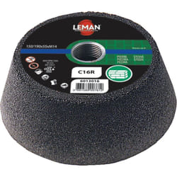 Meule boisseau bakelite D130/100X55 M14 gr 60 Carbure Silicium