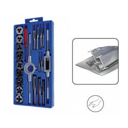 Coffret 21 Pieces Tarauds Et Filieres + Accessoires - Leman