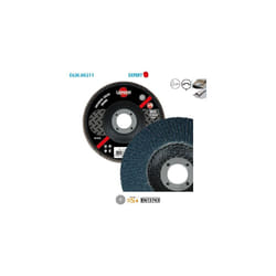 Disque à lamelles zirconium bombés pour Inox - D. 125 x Al. 22.23 mm Gr. 80 - LEMAN - 2112580