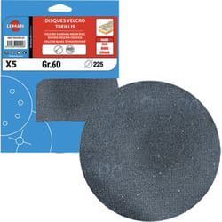Disque Auto-Agrip. Treillis D225 Gr60 Ca.silicium