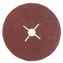 Leman - Lot de 25 disques fibre corindon brun d. 125 mm Gr. 120 pour bois et métaux - 6112512