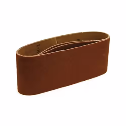 Bandes abrasives corindon, pour ponceuses Leman PON 150 Support toile X avec joint par recouvrement. Liant double résine. Gra ...