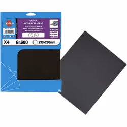 PAPIER IMPERMEABLE 230X280 GR 280 Support latex poids B ou C. Liant double résine.