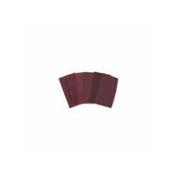 Lot de 50 patins auto-agrippant pour cale à poncer 73 x 125 mm Gr. 240 bois et métal