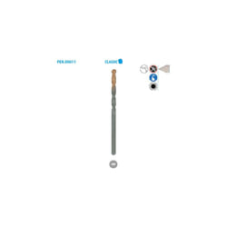 Foret cylindrique carrelage Classic ø 8 Long. 120 Long. Utile 65mm