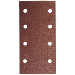 8 patins auto-agrippant corindon - 93 x 185 mm Gr. 80 - 8 trous - pour bois et métaux Leman 93185.08.82