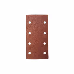 8 patins auto-agrippant corindon - 93 x 185 mm Gr. 120 - 8 trous pour bois et métaux. Type : Patin abrasif 8 trous Matière :  ...