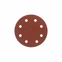 8 disques velcro corindon semi-vrac - D. 150 mm Gr. 120 - 6 trous pour bois et métaux. Papier poids E. Liant double résine. L ...