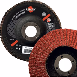 DISQUE A LAMELLES PLAT 125 GRAIN 60 CERAMIQUE Abrasif céramique et aluminium d'oxyde avec un agent additif anti-échauffement. ...