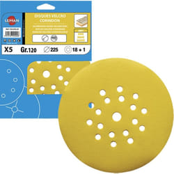 Disque auto-agrip. 18+1 trous D225 GR220 corindon