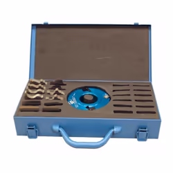 Description générale Coffret de porte-outils à profiler comprenant 1 porte-outils équipé de 2 plaquettes et 2 araseurs. Ce co ...