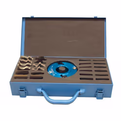 Leman - Coffret porte-outils à profiler Ø 120 mm Ht 50 mm - 123.50.50.12 Coffret comprenant 1 porte-outils équipé de 2 plaque ...