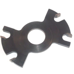 Fraise carbure intermédiaire 10mm pour fraise à rainer Leman 8 dents