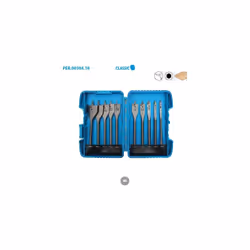 Coffret de 10 mèches plates bois Classic