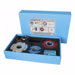 Description générale Le coffret "LEMAXIPRO.2" de Leman est un ensemble complet d'outils essentiels pour le travail à la toupi ...