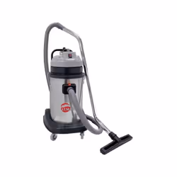 Aspirateur d'atelier pour eau et poussières contenance 30 litres et puissance 1200W, bi-moteur puissant pour un travail en co ...