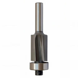 Mèche d'affleureuse biaisée hm micrograin + guide d. 19 mm l.u. 16 mm l.t. 64 mm q. 8 mm - 5628.700.00 Leman