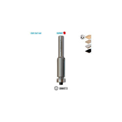 Mèche d'affleureuse droite + guide Expert ø 9,5 ø Queue 6 Long. 69 Long. Utile 25,4mm