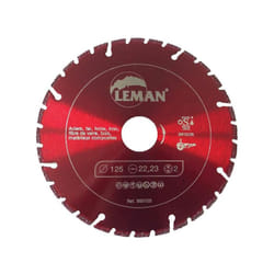 Leman - Disque diamant brasé monocouche pour coupes aciers, diamètre 230 mm, alésage 22,23 mm, épaisseur 2 mm